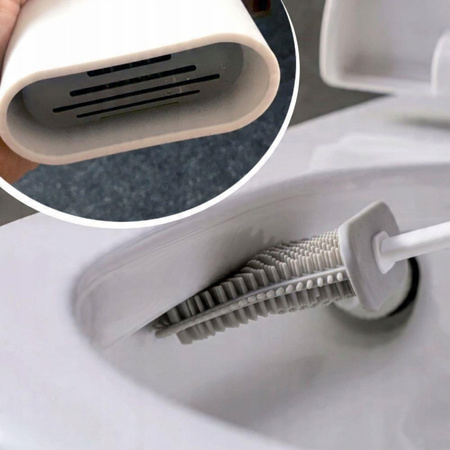 SZCZOTKA TOALETOWA SILIKONOWA DO ŁAZIENKI WC