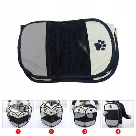 KOJEC DLA ZWIERZĄT DLA PSA KOTA ZAGRODA SKŁADANY LEGOWISKO PRZENOŚNY 114x58