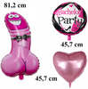 ZESTAW BALONÓW NA WIECZÓR PANIEŃSKI zabawne balony przyjęcie 5elementów