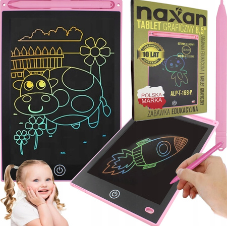 TABLET GRAFICZNY DLA DZIECI do rysowania pisania znikopis tablica
