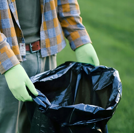 WORKI NA ŚMIECI 35L 15szt czarne super mocne do segregacji