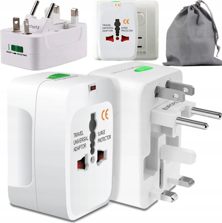 PODRÓŻKA PRZEJŚCIÓWKA UK USA EU wtyczka do gniazdka wielofunkcyjna