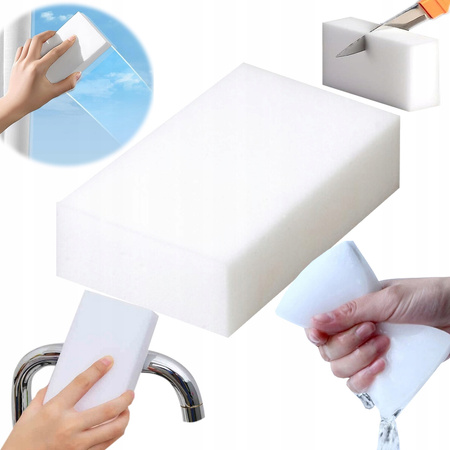 MAGICZNA GĄBKA 10SZT DO CZYSZCZENIA USUWANIA PLAM BRUDU MELAMINA