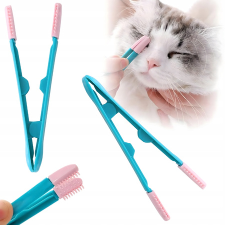 GRZEBIEŃ PĘSETA DO OKOLIC OCZU I PIELĘGNACJI ZWIERZĄT psów kotów