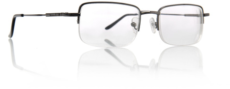 OKULARY KOREKCYJNE METALOWE -2,50 minus dwa i pół krótkowzroczność solidne