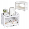 UNIWERSALNY ORGANIZER na biurko do łazienki biały praktyczny na kosmetyki
