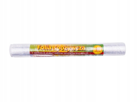 FOLIA SPOŻYWCZA 20mx29cm do kuchni żywności do pakowania