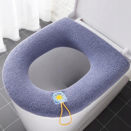 Pokrowiec na deskę sedesową miękka nakładka na sedes WC plusz delikatny