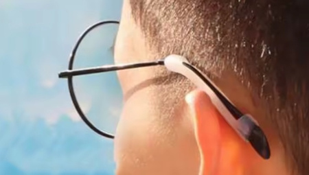 Zauszniki do okularów silikonowe końcówki nakładki antypoślizgowe 2 szt.