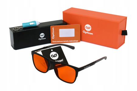 OKULARY BlueDefender BLOKUJĄCE ŚWIATŁO NIEBIESKIE na noc do komputera