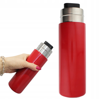 KUBEK TERMICZNY 500ml TERMOS butelka termiczna na klik na herbatę kawę