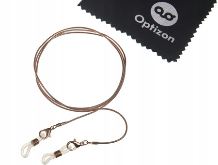 ŁAŃCUSZEK DO OKULARÓW złoty stal zawieszka ozdobna sznureczek