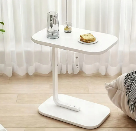 STOLIK KAWOWY POMOCNICZNY BOCZNY NOCNY KSZTAŁT LITERY C DO SALONU