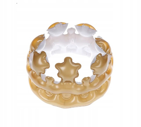 NADMUCHIWANA KORONA URODZINOWA ZŁOTA REKAWIZYT IMPREZA PANIEŃSKI URODZINY