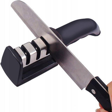 KUCHENNA OSTRZAŁKA DO NOŻY NOŻYCZEK OSTRA OSEŁKA DO OSTRZENIA TRÓJFAZOWA