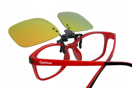 LUSTRZANKI NAKŁADKA PRZECIWSŁONECZNA na okulary uchylna z polaryzacją