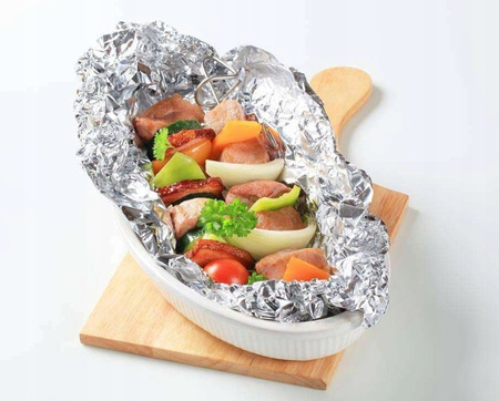 FOLIA ALUMINIOWA GRUBA 10M PACLAN MOCNA SPOŻYWCZA GASTRONOMICZNA CATERING