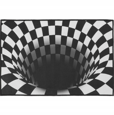 DYWANIK WYCIERACZKA 3D TRÓJWYMIAROWA 60x40 wewnętrzna iluzja