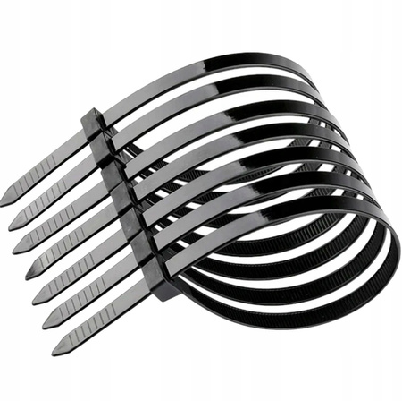 TRYTYTKI OPASKI ZACISKOWE 100szt 100mm trytki kablowe taśma opaska zaciski