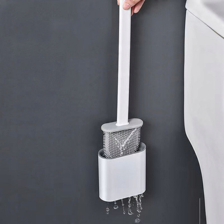 SZCZOTKA TOALETOWA SILIKONOWA DO ŁAZIENKI WC