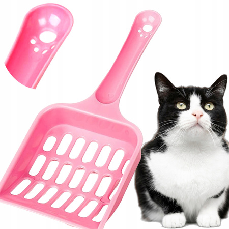 SZPATUŁKA ŁOPATKA SZUFELKA DO KUWETY KOCIEJ PRZESIEWANIA ŻWIRKU KUWET ŻWIRU