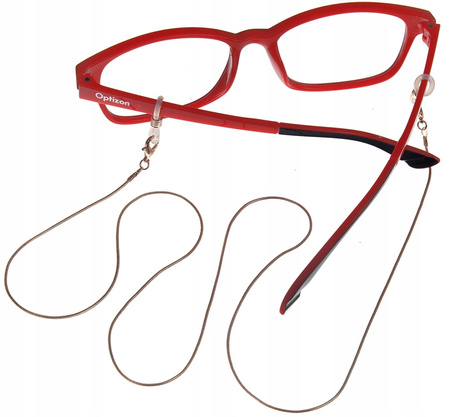 ŁAŃCUSZEK DO OKULARÓW złoty stal zawieszka ozdobna sznureczek