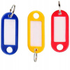 BRELOKI IDENTYFIKATORY DO KLUCZY 5szt mix kolorów zawieszki breloczki