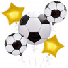 ZESTAW BALONÓW PIŁKA NOŻNA balony na przyjęcie urodzinowe imprezę 5ele