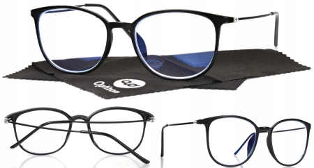 OKULARY KOREKCYJNE KOBIECE minus trzy -3,00 krótkowzroczność UV400