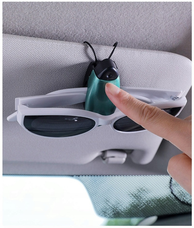 Uchwyt samochodowy na okulary klips mocny wieszak wytrzymały solidny