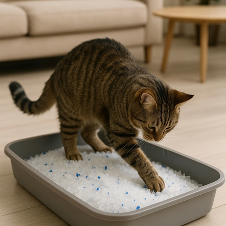 ŻWIREK SILIKONOWY DLA KOTA 1,5kg niezbrylający 3,8L bezpyłowy wydajny