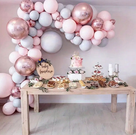 TAŚMA DO TWORZENIA GIRLAND ŁUKÓW ŚCIAN BALONOWYCH 5M DŁUGA TRANSPARENTNA