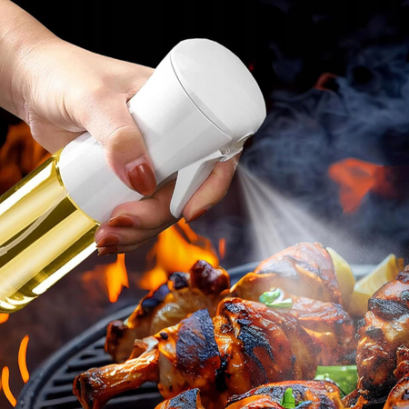 SPRYSKIWACZ DO OLIWY SZKLANY DOZOWNIK W SPRAYU DO OLEJU OCTU 200ML