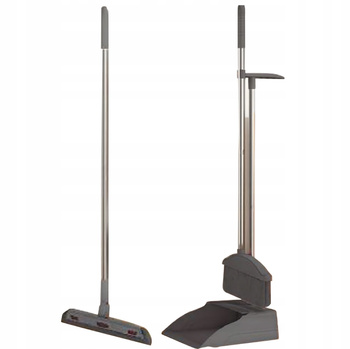 ZESTAW DO SPRZĄTANIA Zmiotka Szufelka Kij Myjka do Okien Szyb 3w1