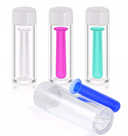 Aplikator do zakładania soczewek kontaktowych silikonowa przyssawka