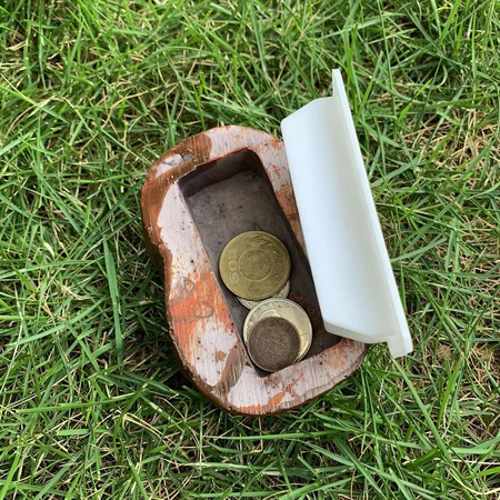 Pojemnik SZTUCZNA KUPA schowek skrytka sejf pieniądze 