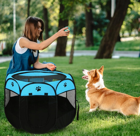 KOJEC XXXL DLA ZWIERZĄT PSA KOTA ZAGRODA SKŁADANY LEGOWISKO PRZENOŚNY 114cm