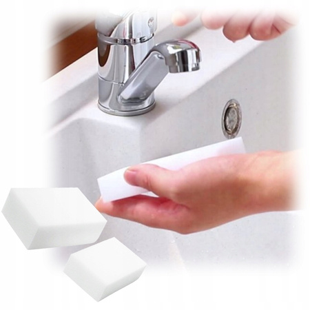 MAGICZNA GĄBKA 10SZT DO CZYSZCZENIA USUWANIA PLAM BRUDU MELAMINA