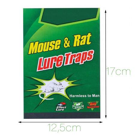 MYSZOŁAPKA LEP NA MYSZY SZCZURY PUŁAPKA SILNY KLEJ 30 SZTUK ZAPACHOWE