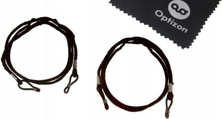 SZNUREK BRĄZOWY DO OKULARÓW PLECIONY klasyczny zawieszka sznureczek 2szt.