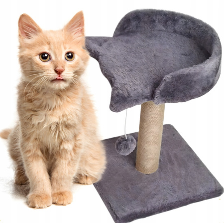 DRAPAK SŁUPER DLA KOTA legowisko do drapania dla kotów kociąt z piłeczką