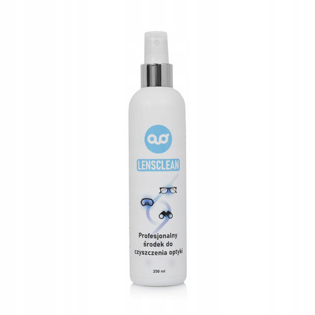 LensClean Zestaw do czyszczenia okularów ekranów środek 310ml i ściereczki