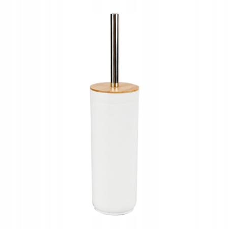 SZCZOTKA TOALETOWA WC z pojemnikiem tuba komplet do łazienki CZARNA BIAŁA