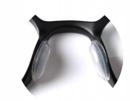 NOSKI DO OKULARÓW kształt łzy 2 pary łezki antypoślizgowe 4 szt bezbarwne