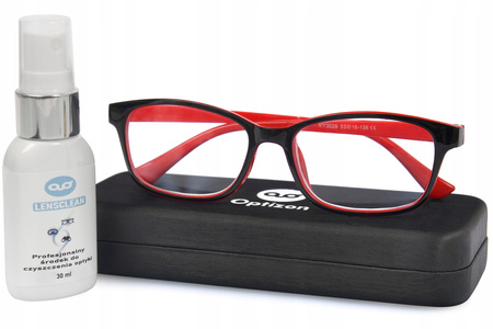 OKULARY KOREKCYJNE OPTIZON -1,50 minus półtora solidne trwałe UV400