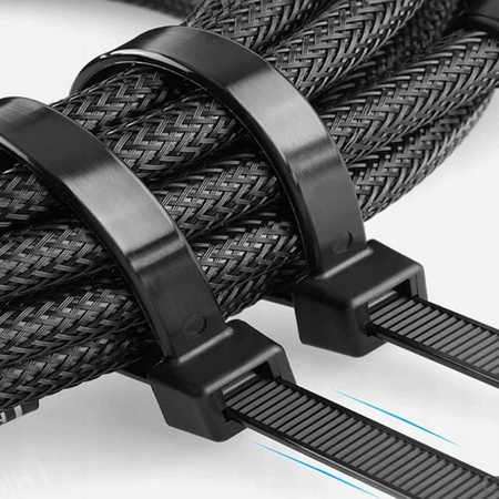 TRYTYTKI OPASKI ZACISKOWE 100szt 300mm trytki kablowe taśma opaska zaciski