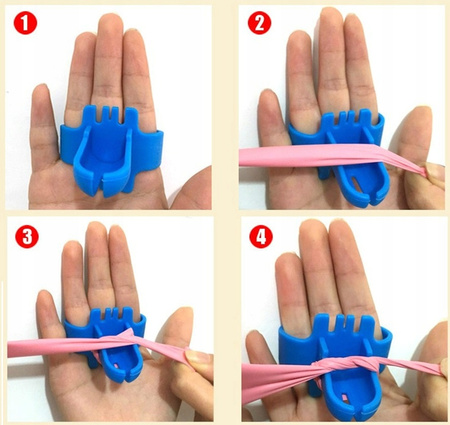 Wiązadełko do balonów lateksowych do łatwiejszego zawiązywania balonów 2szt