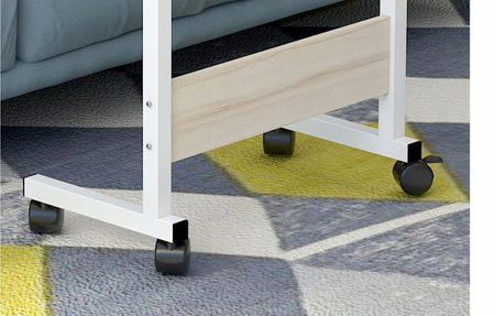 Eleganckie MOBILNE BIURKO REGULOWANE stolik na kółkach stolik POD LAPTOP