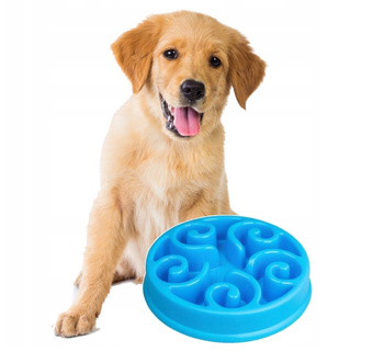 MISKA DLA PSA KOTA SPOWALNIAJĄCA NA KARMĘ ANTYPOŚLIZGOWA Z PRZEGRODAMI