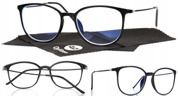 OKULARY KOREKCYJNE KOBIECE minus jeden -1,00 krótkowzroczność UV400